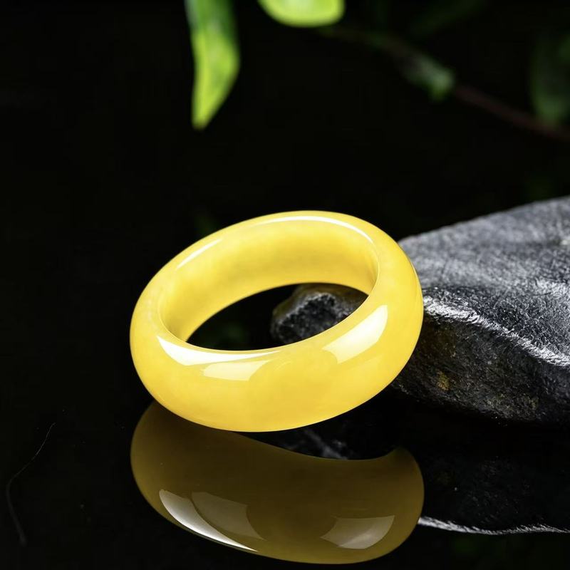 Rings - Cincin giok asli kelas A dengan