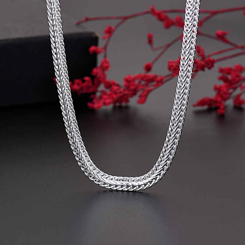 Cuban Link Chain 12Mm - 925 Perak Murni Kalung Rantai Ular