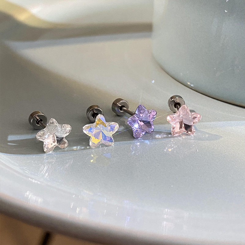 Body Jewelry - 1 buah anting-anting tindik kecil manis