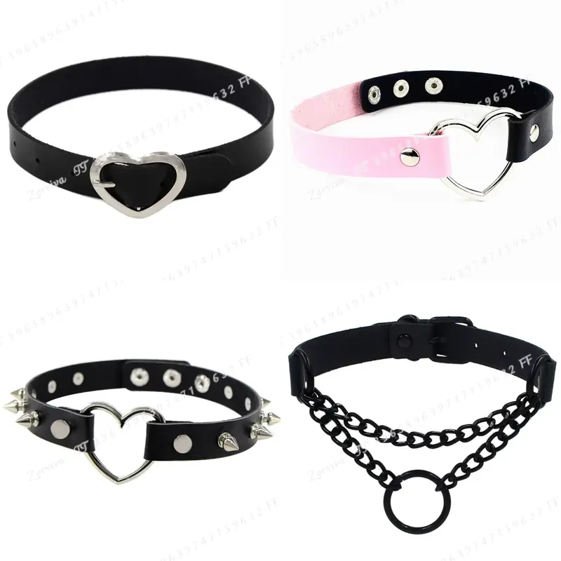 Kalung Choker Gothic Punk Rock - Goth Punk Spike Choker ulasan dan harga