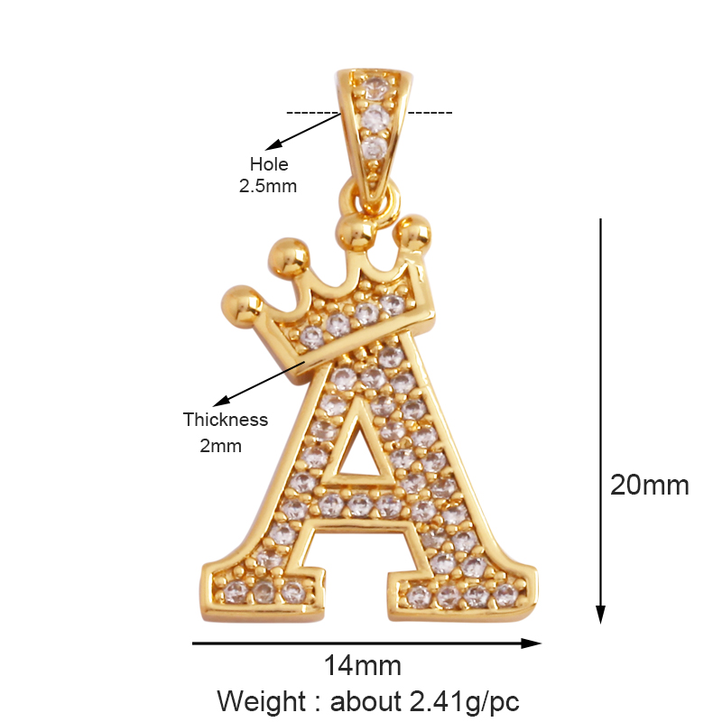 Mode indah kalung liontin jima - Initial Letter Necklace 18K Gold ulasan dan harga