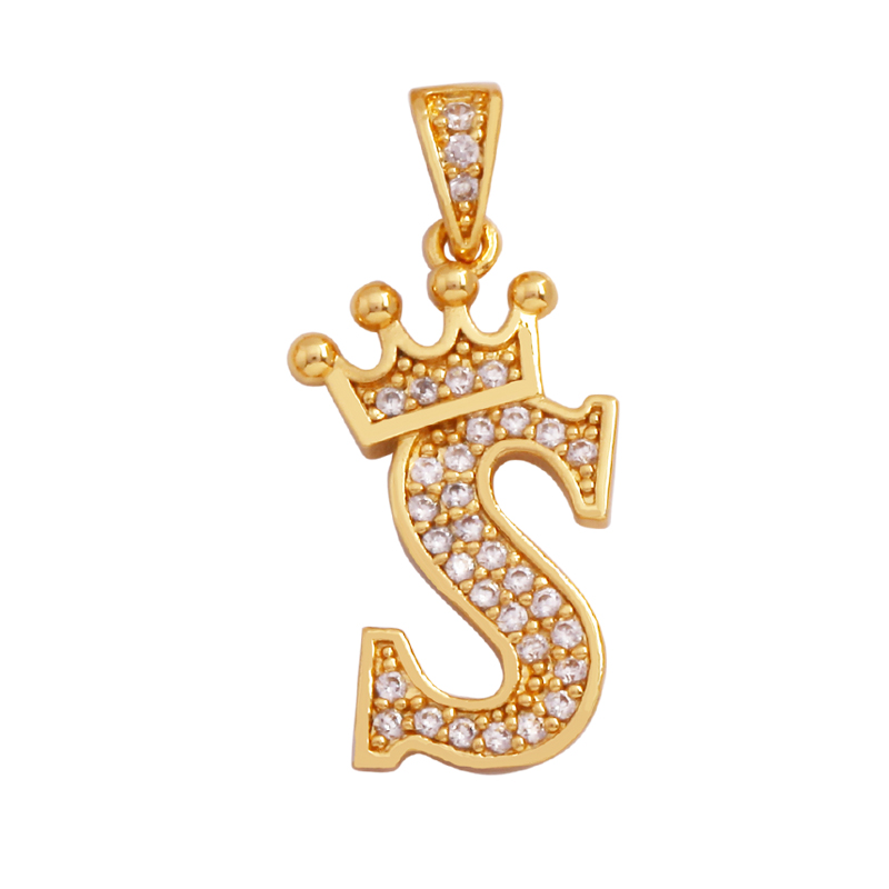 Mode indah kalung liontin jima - Initial Letter Necklace 18K Gold ulasan dan harga