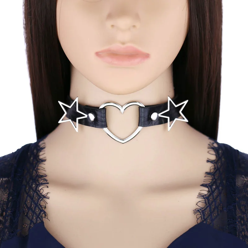 Decopunk kalung Choker bertata - Goth Punk Spike Choker ulasan dan harga