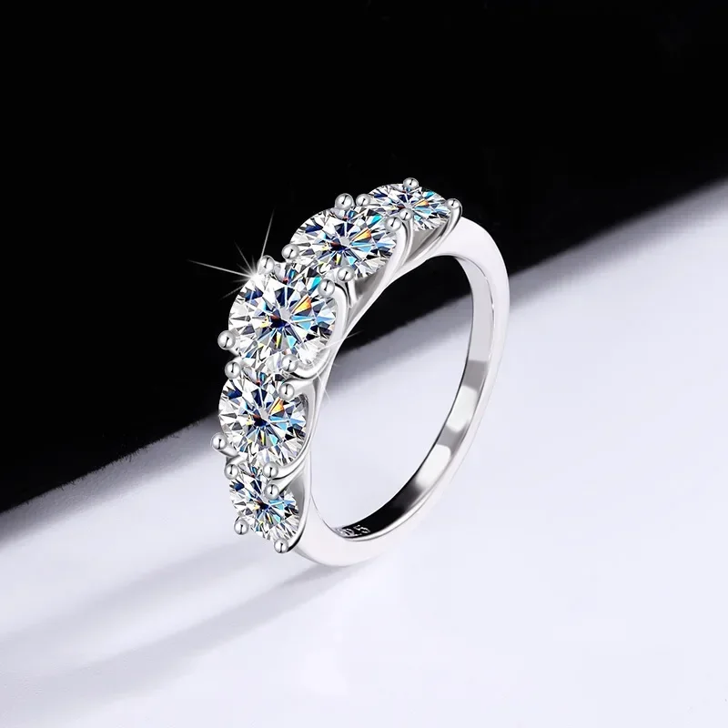 Cincin Kawin Emas Putih 18K Me - Moissanite Engagement Ring 1 Carat ulasan dan harga