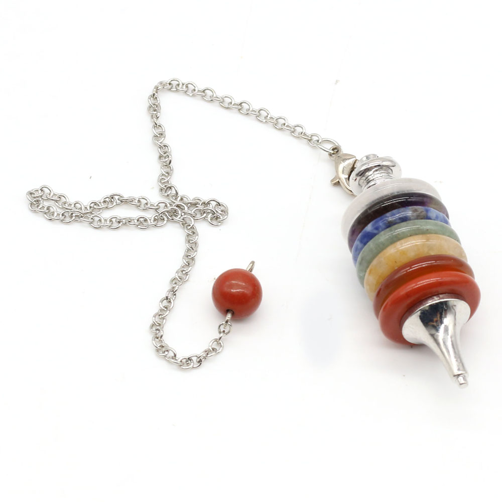 Batu Alam Cakra Pendulum Radie - Crystal Pendant Necklace Natural Stone ulasan dan harga