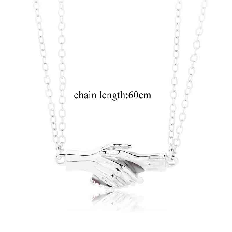 2Pcs/Set Kalung Pasangan Seras - Magnetic Couple Matching Necklaces ulasan dan harga