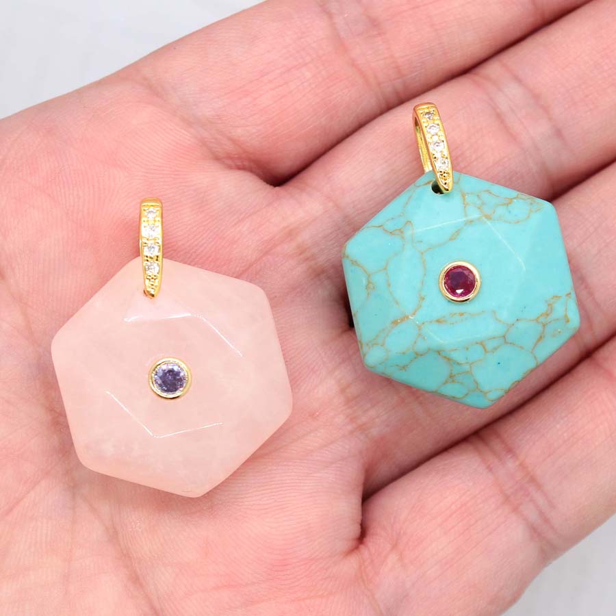 Liontin Batu Kristal Penyembuh - Crystal Pendant Necklace Natural Stone ulasan dan harga