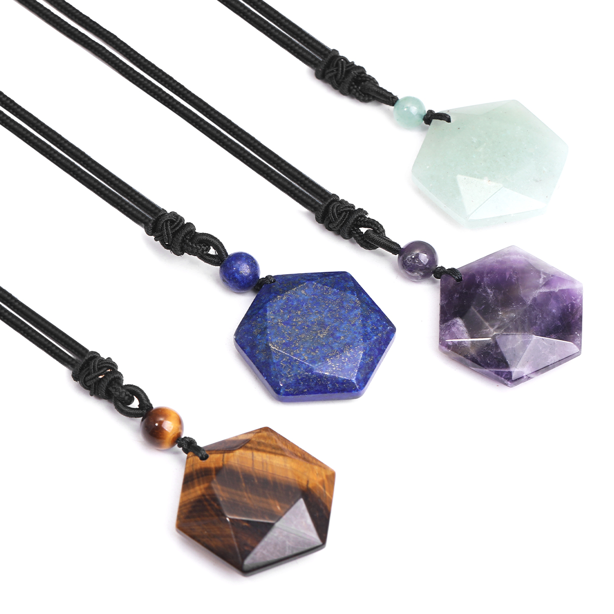 Kalung Liontin Bintang Mata Ha - Crystal Pendant Necklace Natural Stone ulasan dan harga