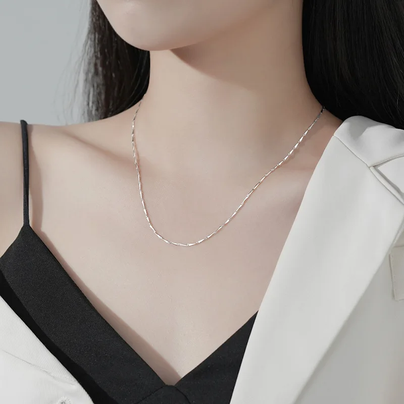 KOSE JEWELS 100% 925 perak mur - 925 Sterling Silver Chain Necklace Men ulasan dan harga