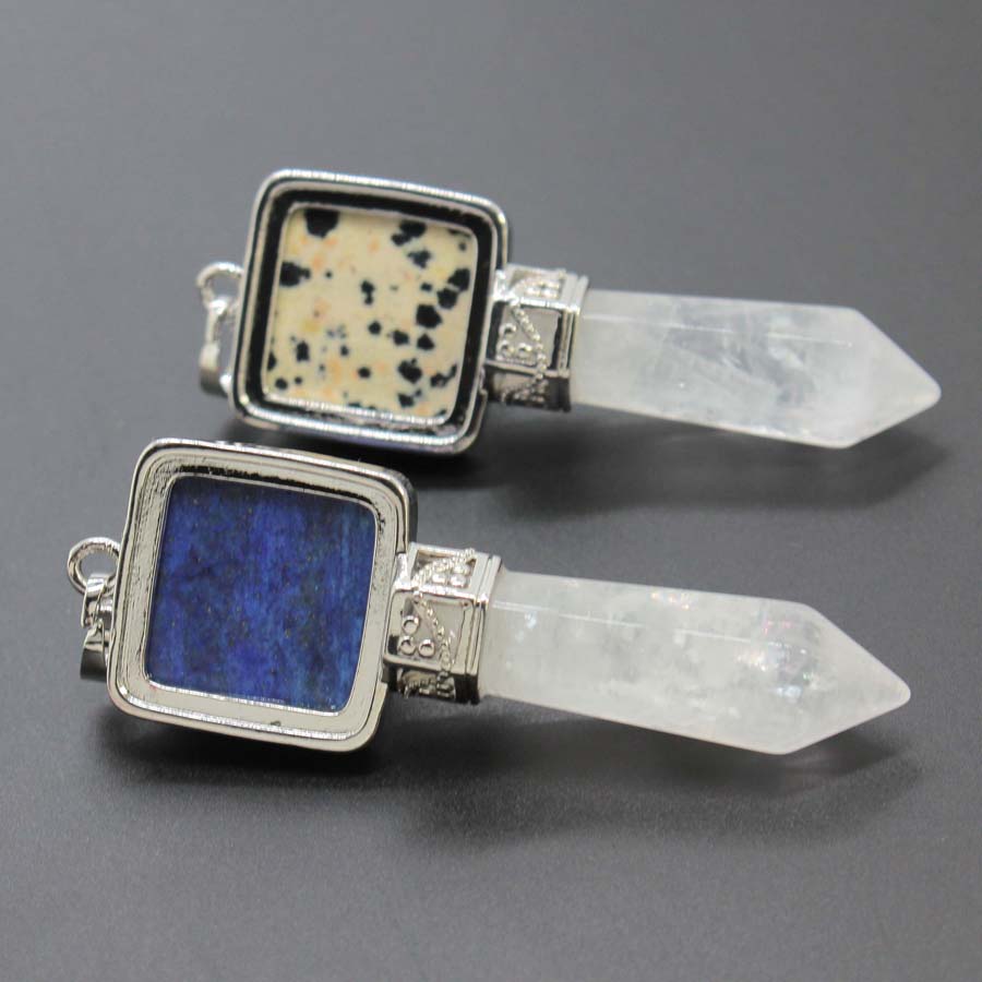 Liontin Batu Kristal Penyembuh - Crystal Pendant Necklace Natural Stone ulasan dan harga