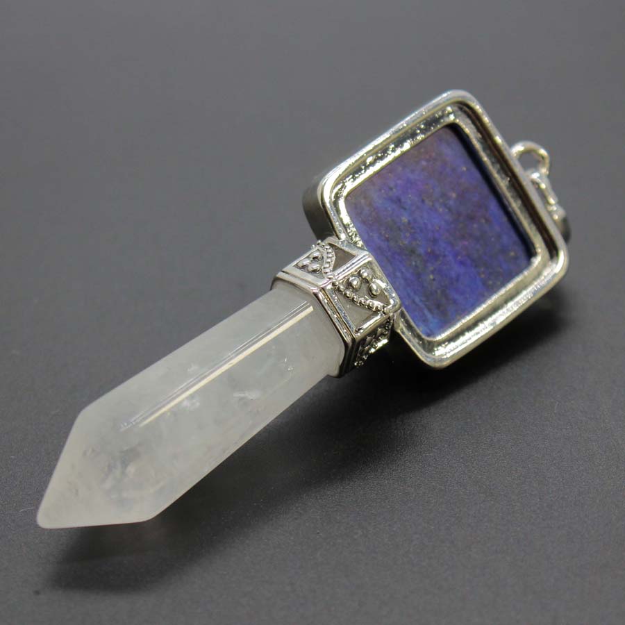 Liontin Batu Kristal Penyembuh - Crystal Pendant Necklace Natural Stone ulasan dan harga