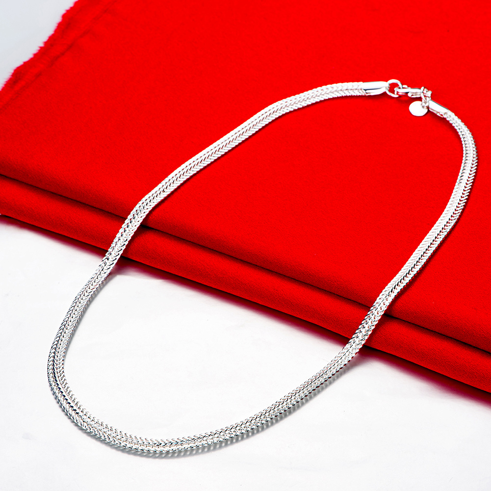 925 Perak Murni Kalung Rantai  - Cuban Link Chain 12Mm ulasan dan harga