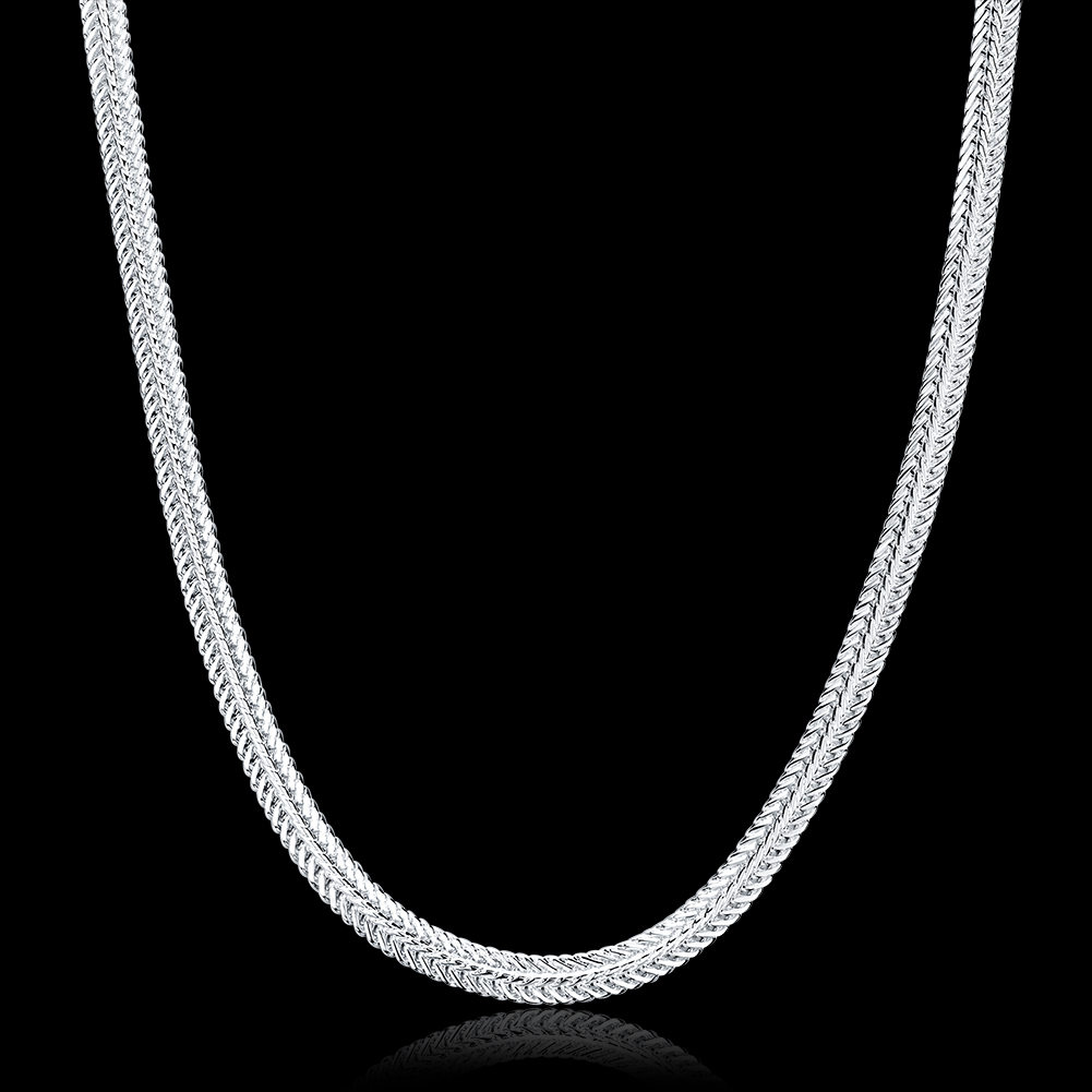 925 Perak Murni Kalung Rantai  - Cuban Link Chain 12Mm ulasan dan harga