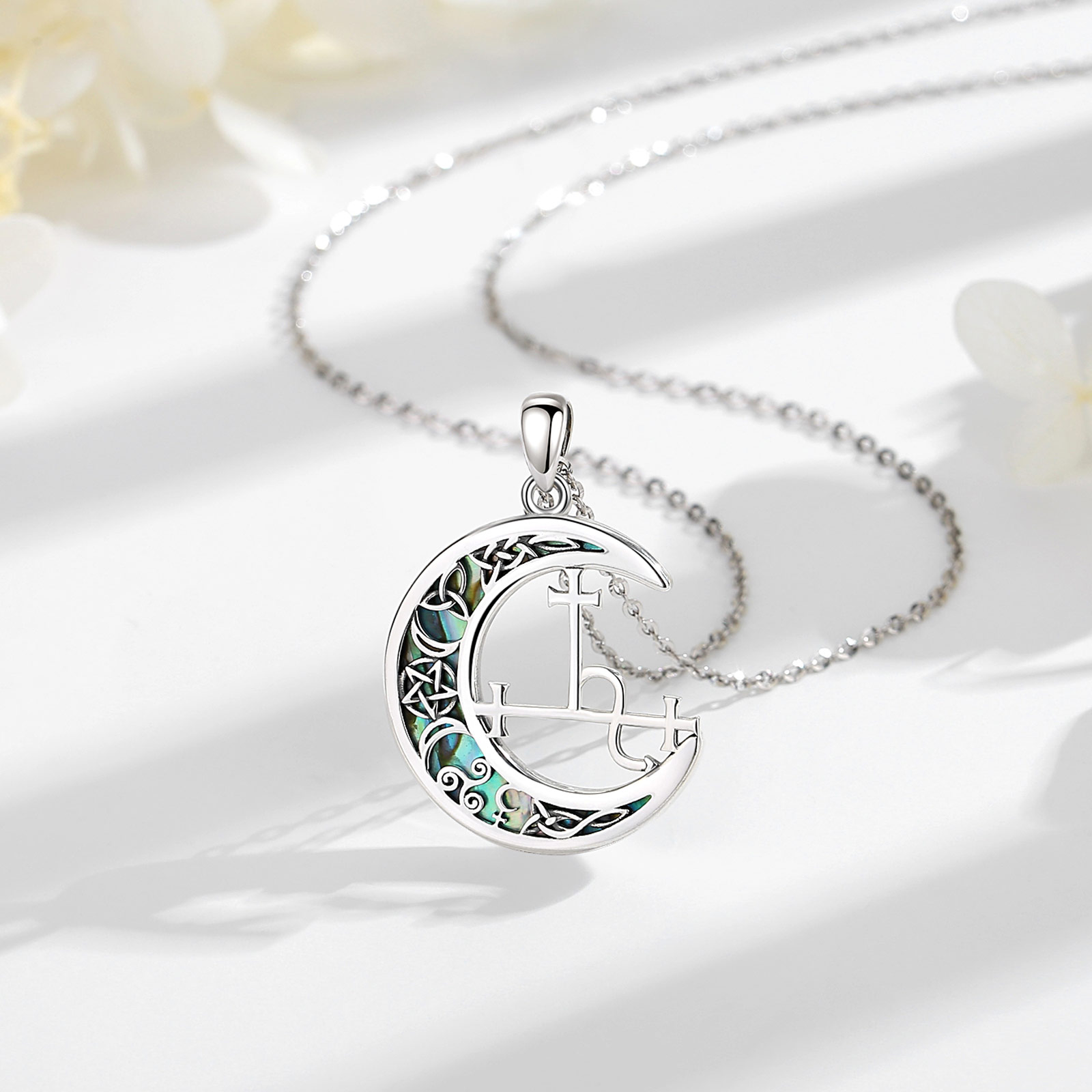 Eudora 925 perak murni Lilith  - 925 Sterling Silver Chain Necklace Men ulasan dan harga
