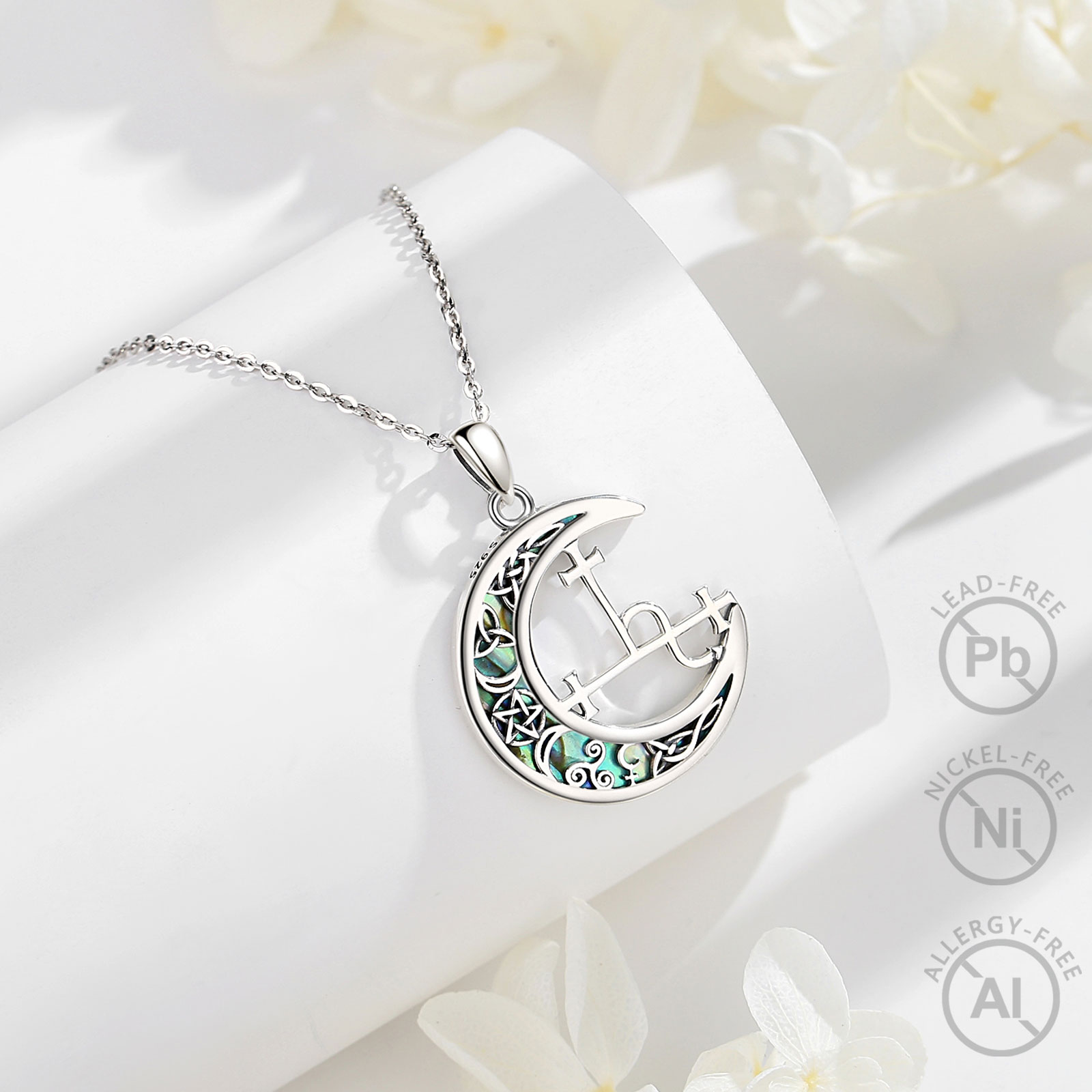 Eudora 925 perak murni Lilith  - 925 Sterling Silver Chain Necklace Men ulasan dan harga