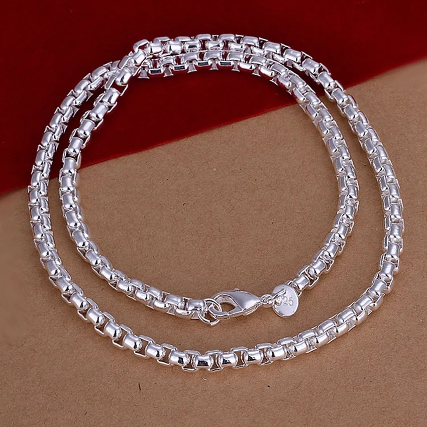 Kalung Perak Sterling 925 45-6 - 925 Sterling Silver Chain Necklace Men ulasan dan harga