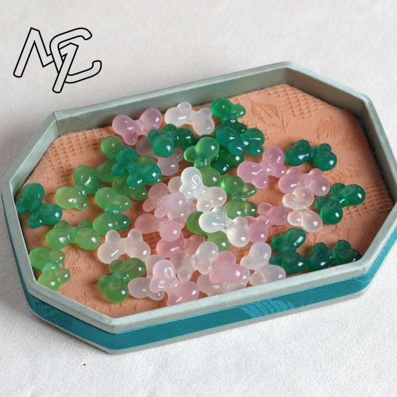 2 Buah Chalcedony Alami Dua Si - Earrings ulasan dan harga