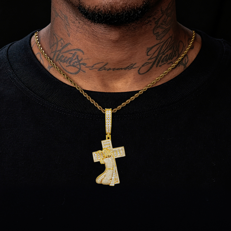 Liontin Salib Yesus Baru TUHE  - 925 Sterling Silver Chain Necklace Men ulasan dan harga