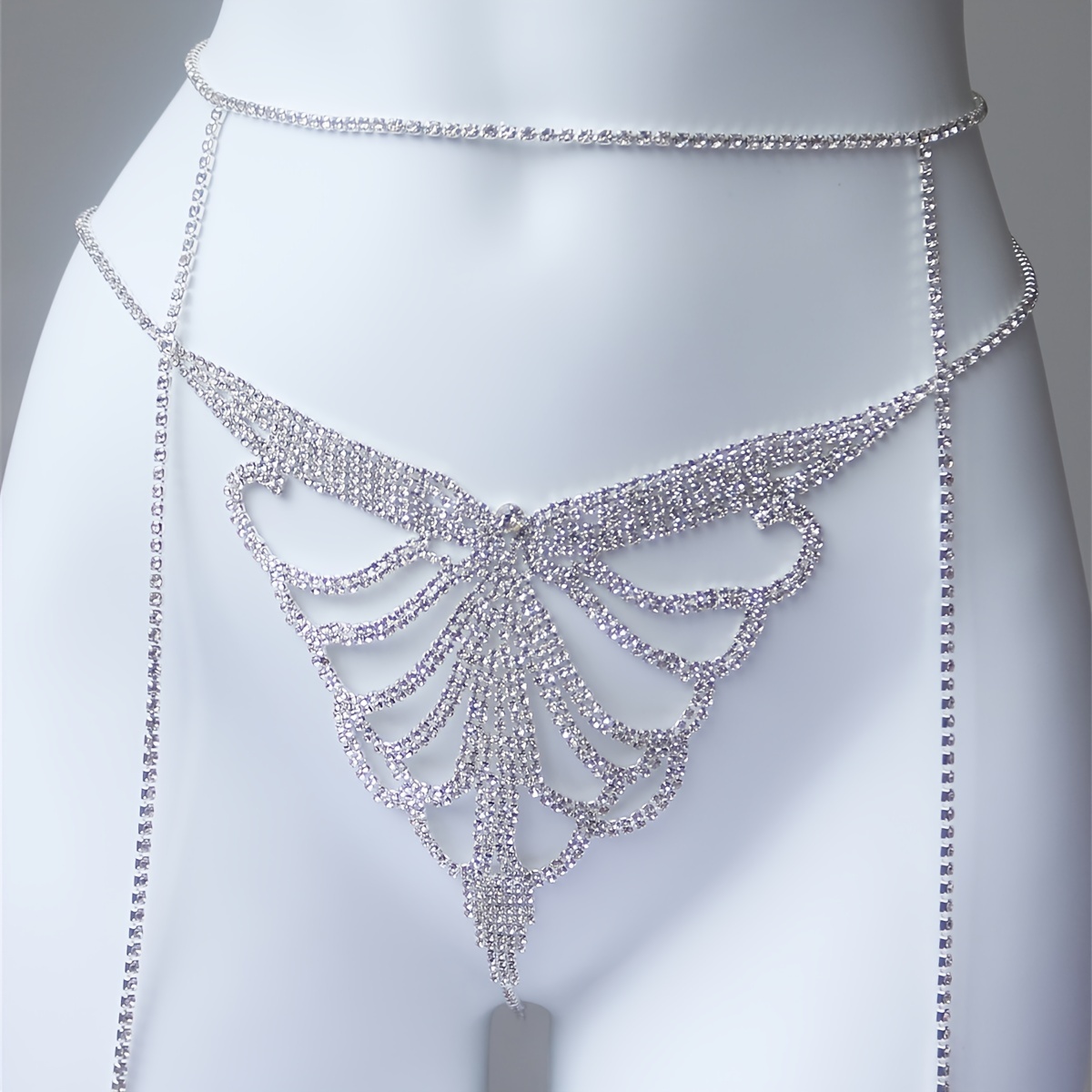 Rantai pinggang berkilau berli - Body Jewelry ulasan dan harga
