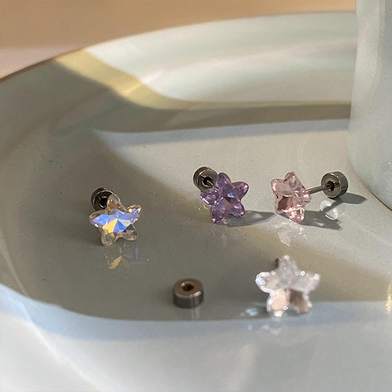 1 buah anting-anting tindik ke - Body Jewelry ulasan dan harga