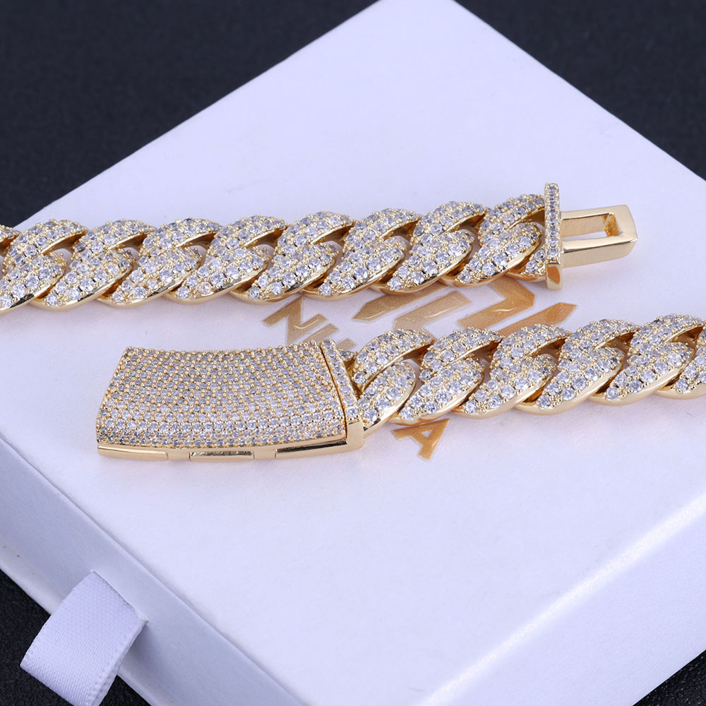 Kalung Rantai Kuba ESKEEM Gaya - Cuban Link Chain 12Mm ulasan dan harga