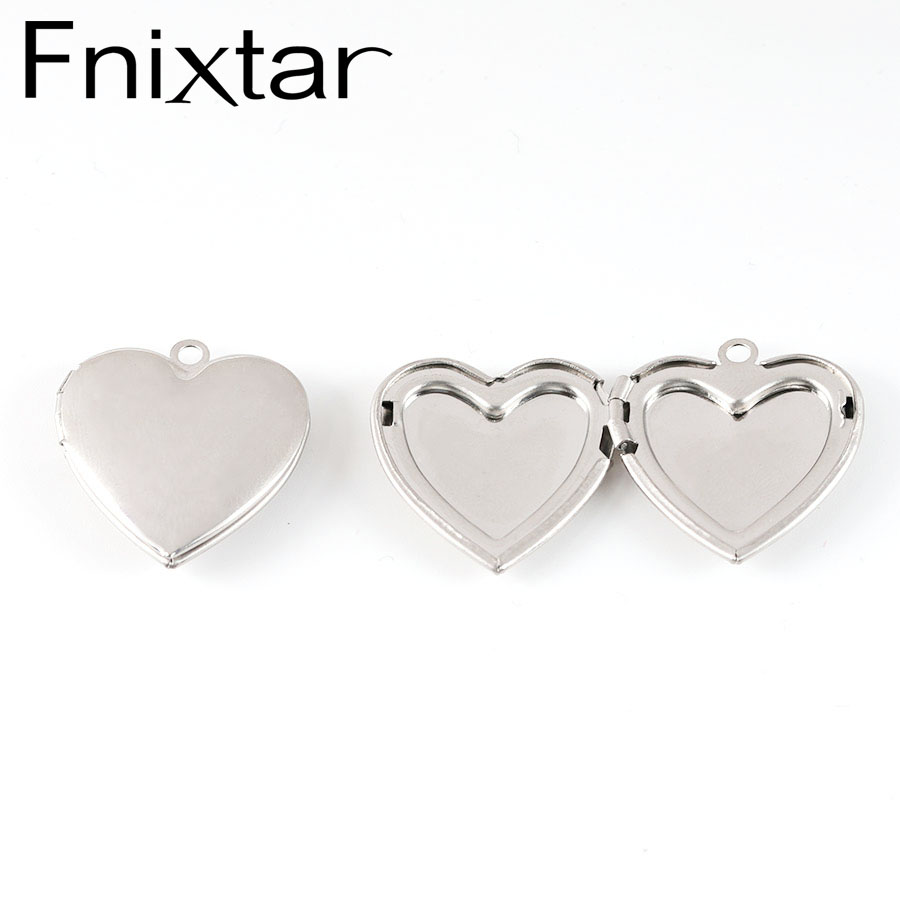 Fnixtar Liontin Liontin Lionti - Heart Locket Necklace Photo ulasan dan harga